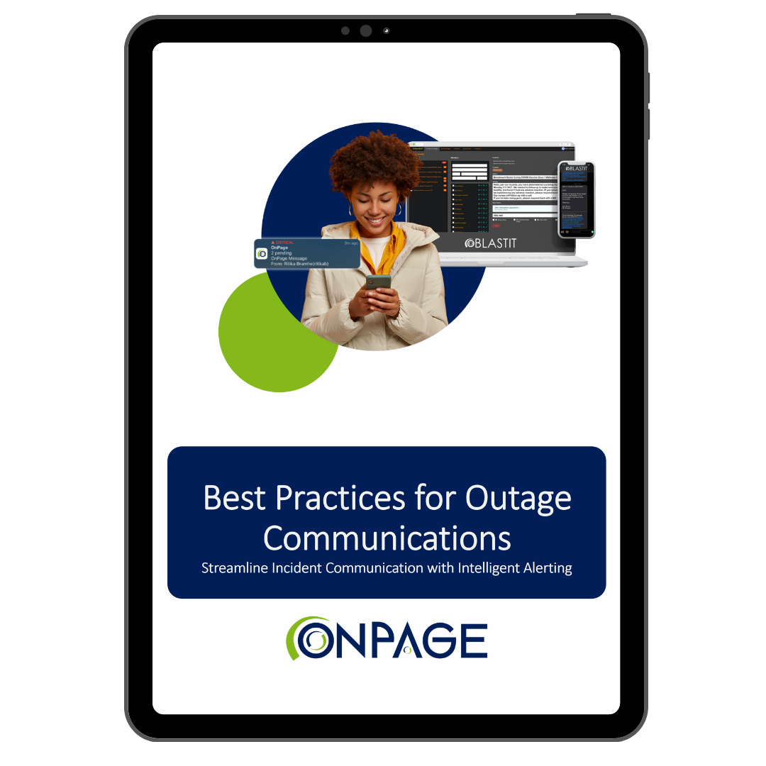 Best Practices for Outage Communications - Streamline Incident Communication with Intelligent Alerting