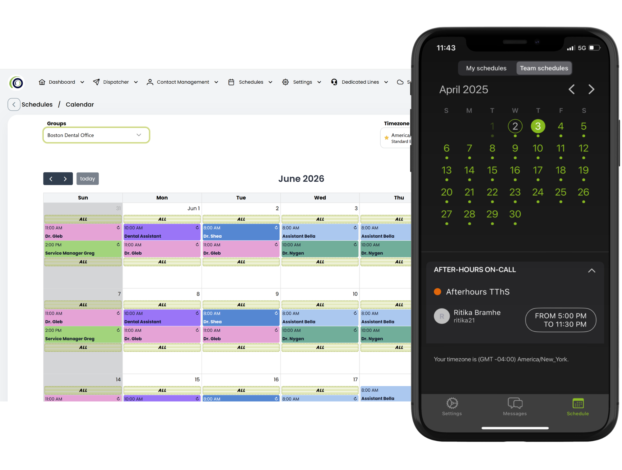 oncall scheduling application