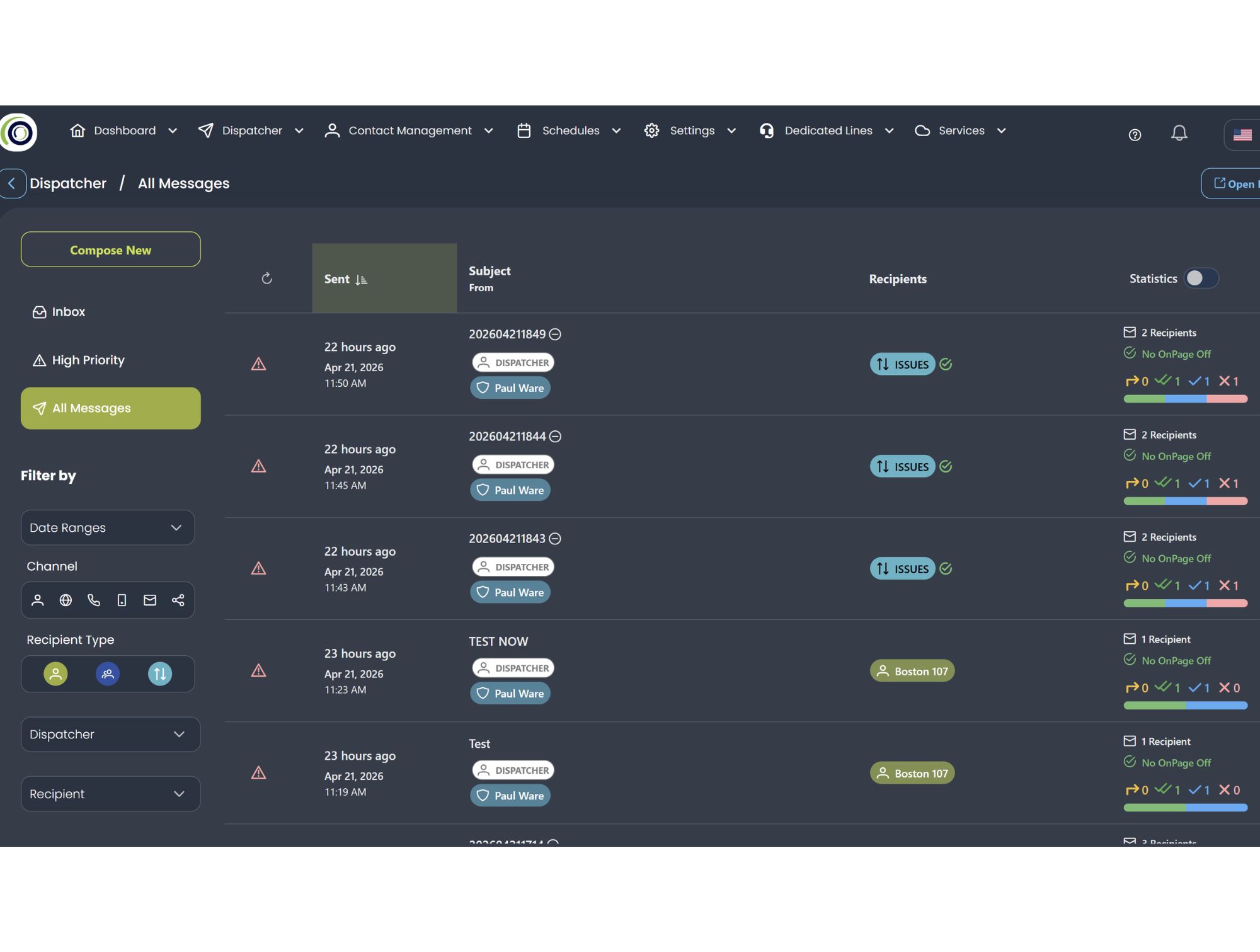 critical communication workflows in one place