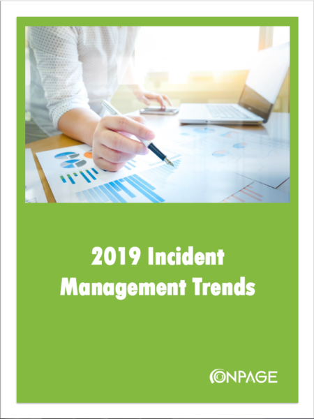 2019 Incident Management Trends report cover