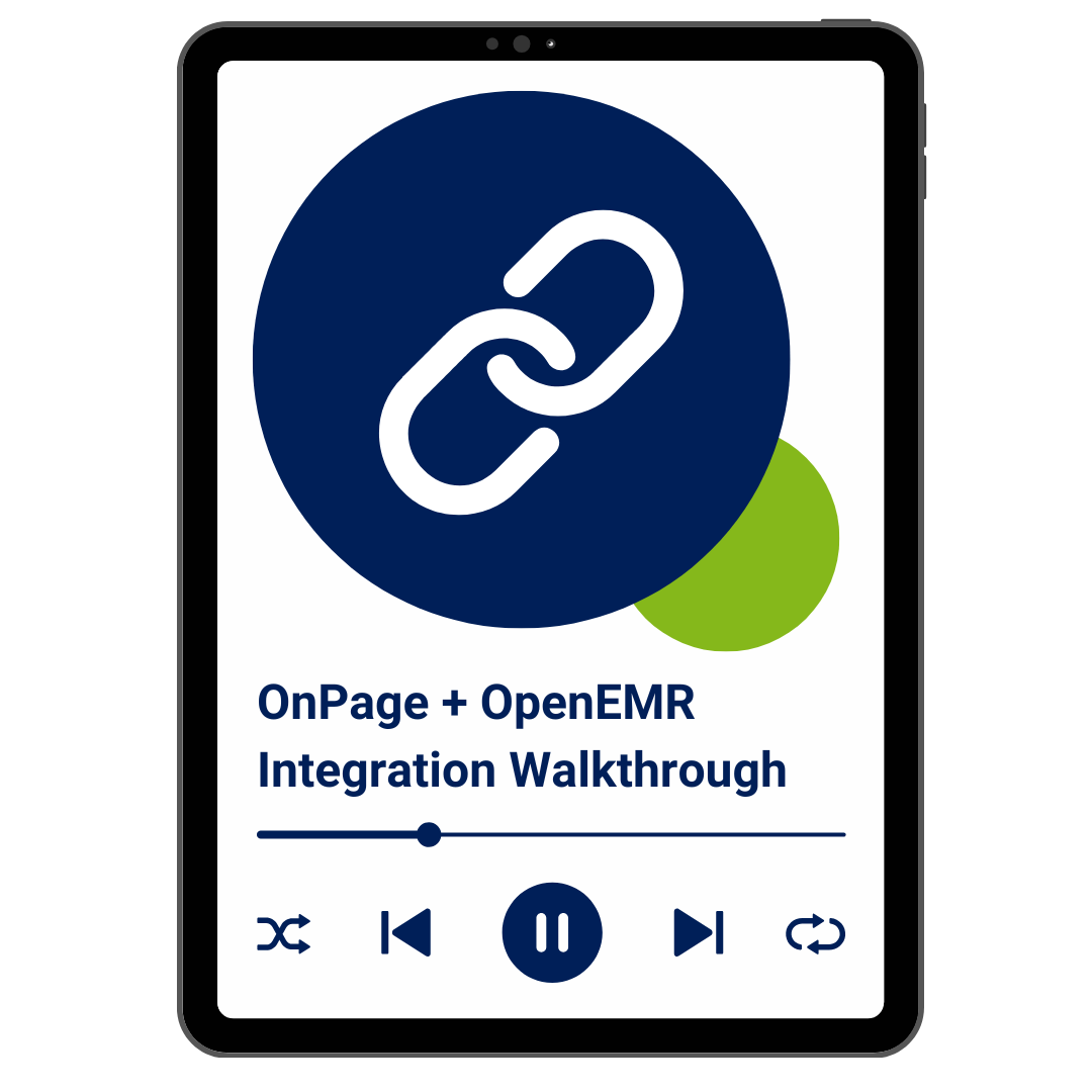 Video: onpage and openEMR integration walkthrough
