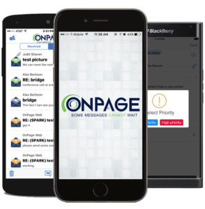 OnPage enables message redundancy to SMS and e-mail