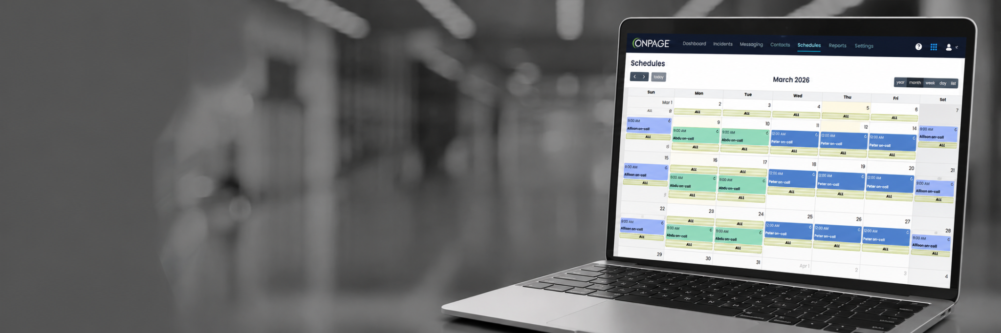 OnPage Schedule