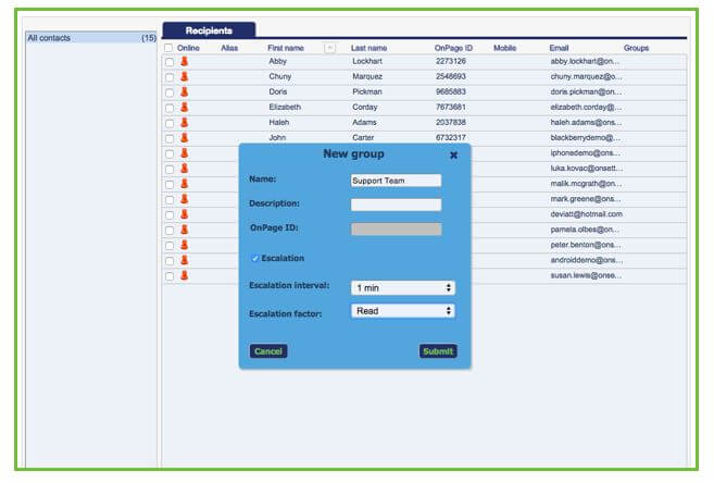 Web Based On Call Scheduler