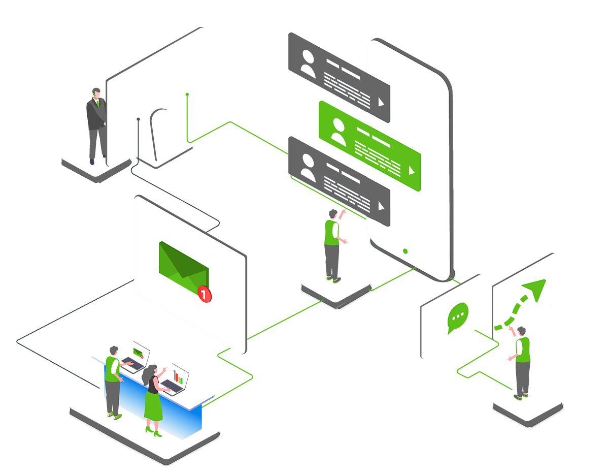 Image depicting how OnPage's clinical communication and collaboration solution improves communications.