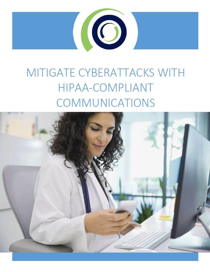 Mitigate Cybetattacks with HIPAA compliant communication cover