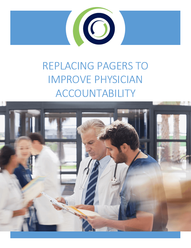 REPLACING PAGERS TO IMPROVE PHYSICIAN ACCOUNTABILITY cover 1