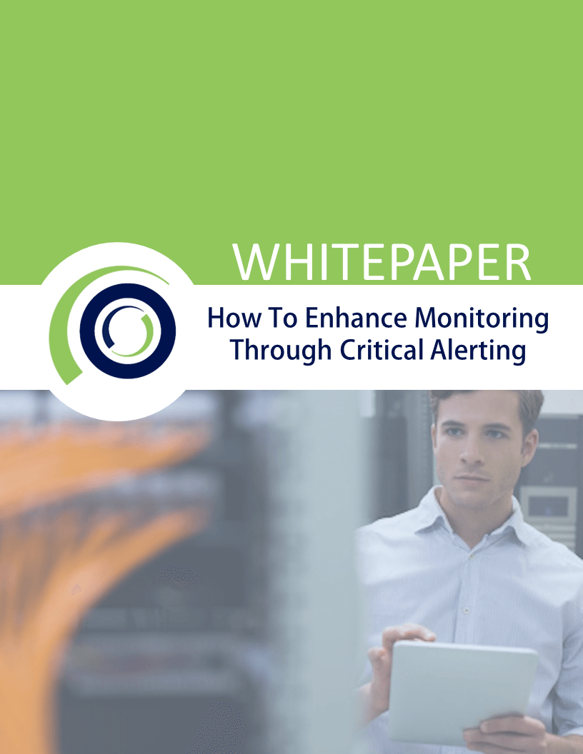 WHITEPAPER How To Enhance monitoring Through Critical Alerting