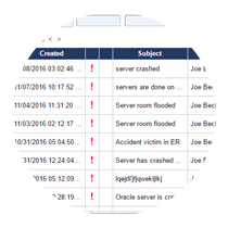 OnPage screenshot showing past high-priority alerts.