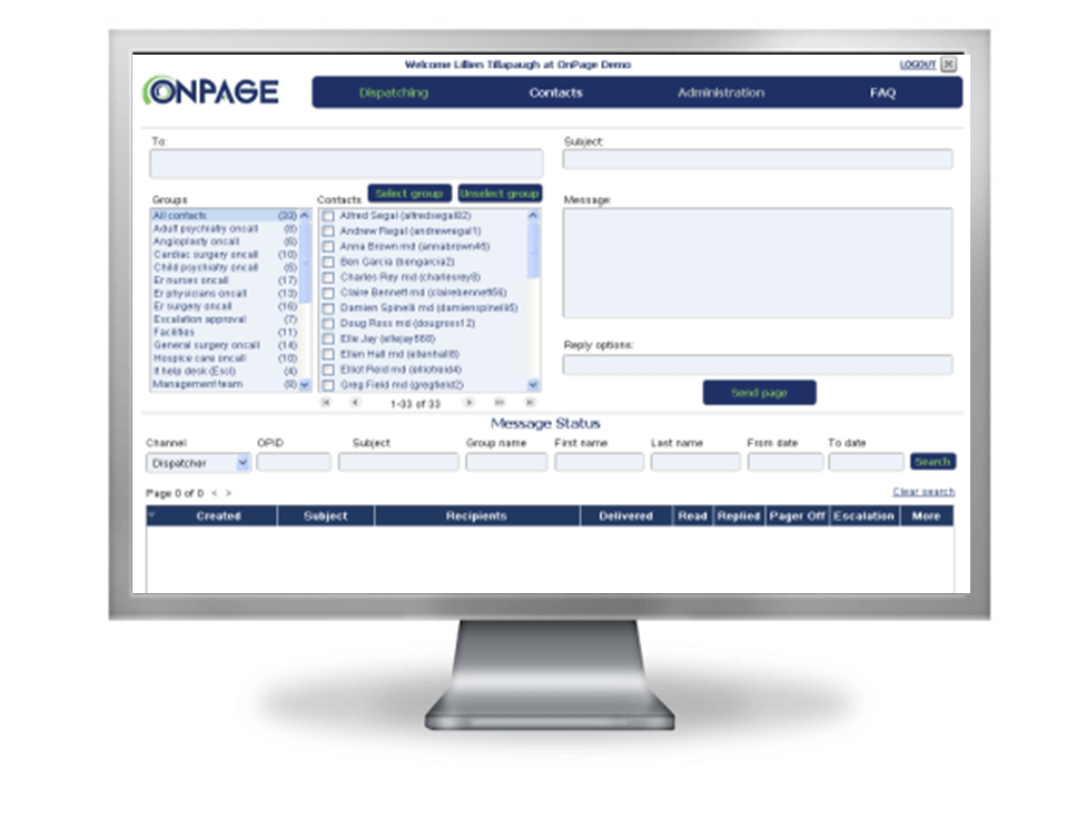 OnPage system