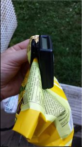 chip clip An effective way to re-use your pager - courtesy of Reddit.