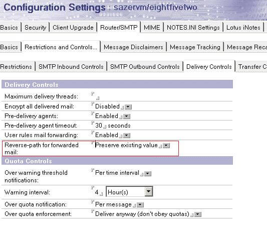 DOMINO LOTUS NOTES EMAIL FIX