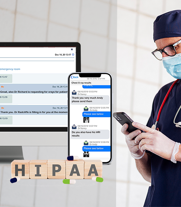 HIPAA secure messaging