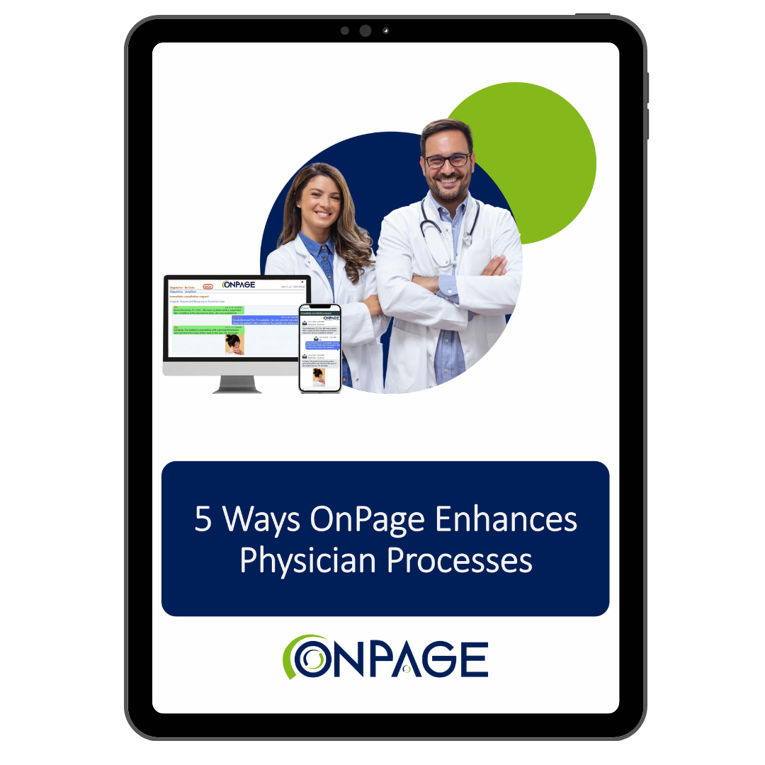 eBook: five ways onpage enhances physician processes