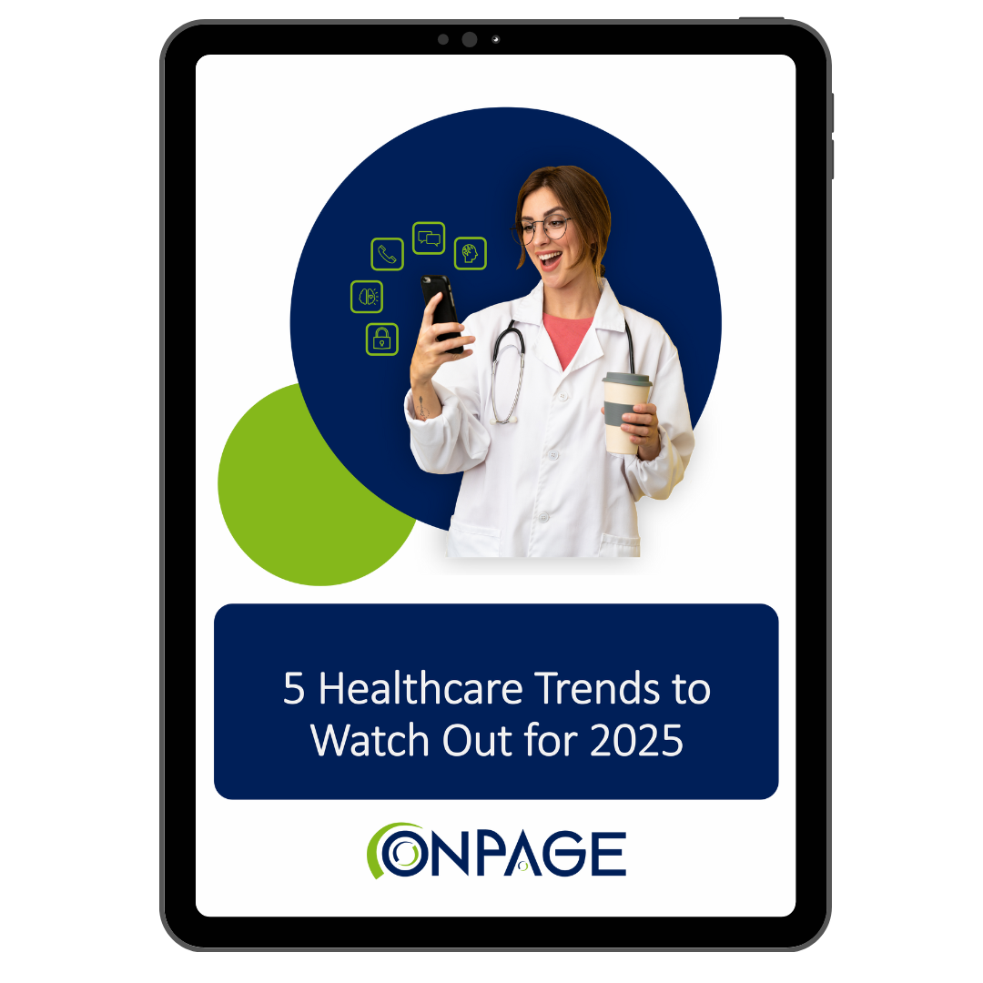 eBook: five healthcare trends to watch out for 2025