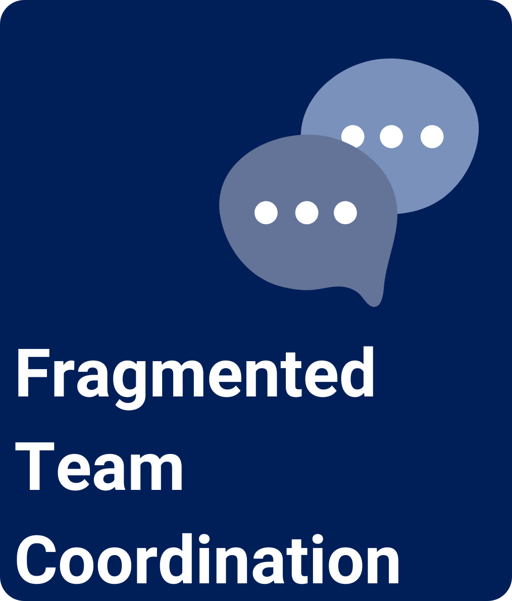 Fragmented Team Coordination