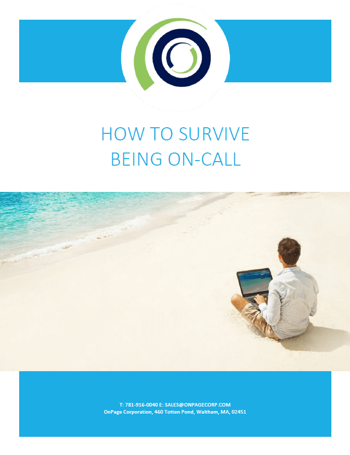 How to Survive Being On-Call eBook Cover