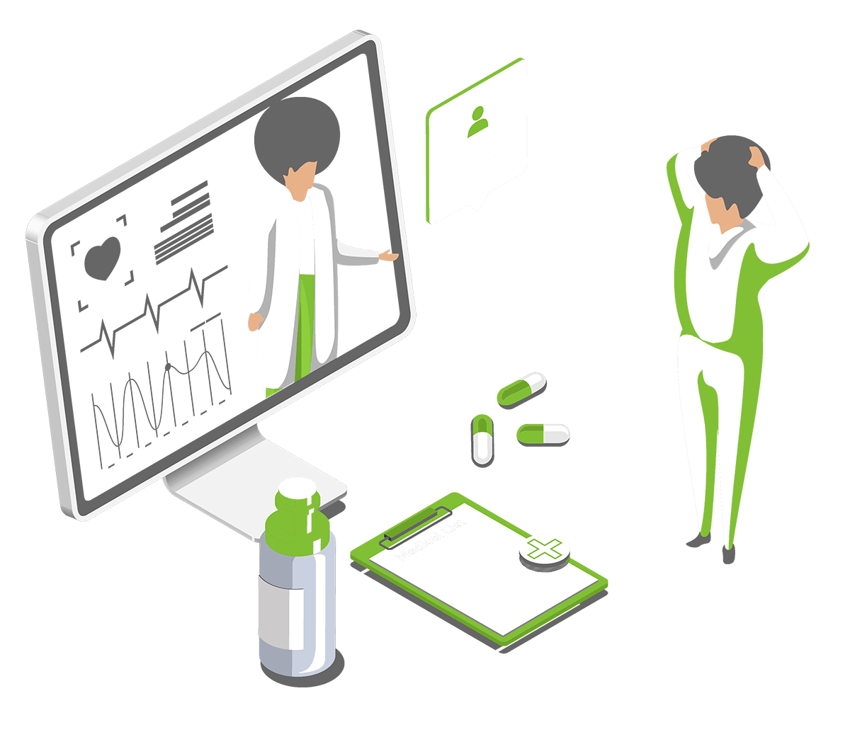 Image depicting telehealth improving response times to time-sensitive patient issues.
