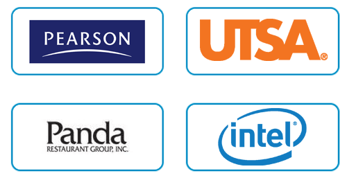 OnPage serves IT companies including: Pearson, UTSA, Panda restaurant group, inc., and Intel.