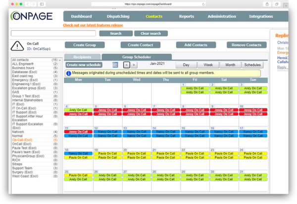 IT incident alert managementd