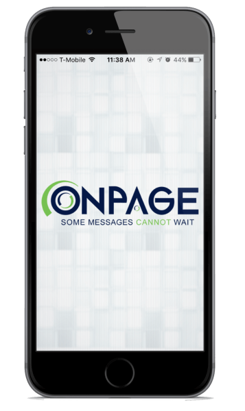 OnPage is the perfect Smartphone Pager App