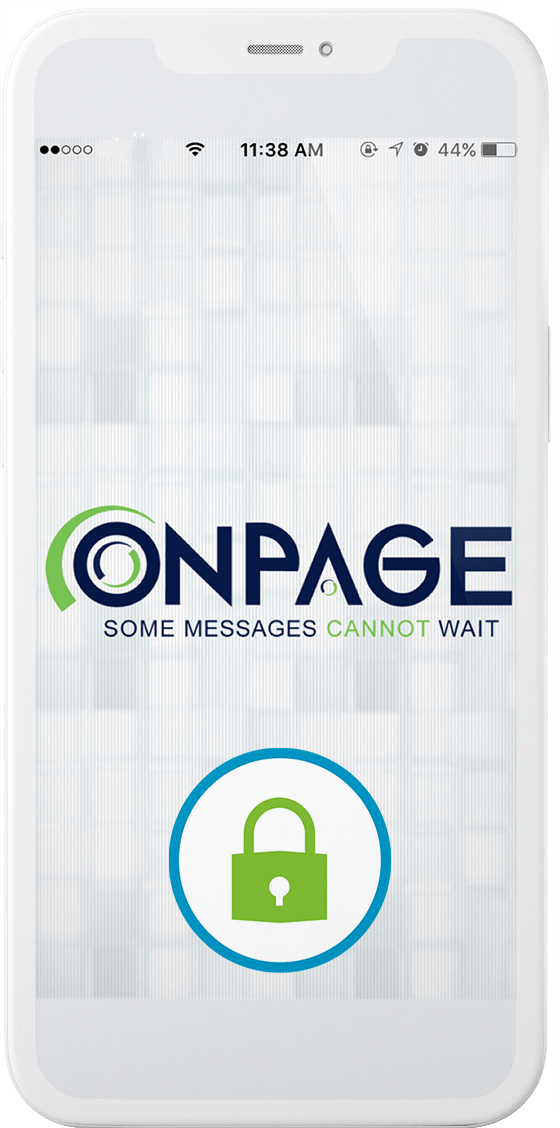 HIPAA secure messaging for telemedicine through the OnPage phone application