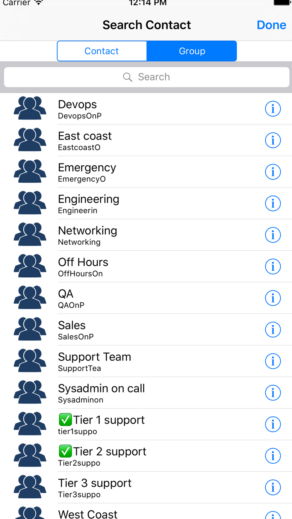 Send alerts to contacts and escalation groups