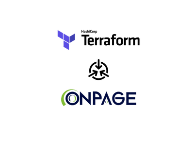 An illustration to exhibit terraform notifications integration with OnPage's alert-management and oncall solution