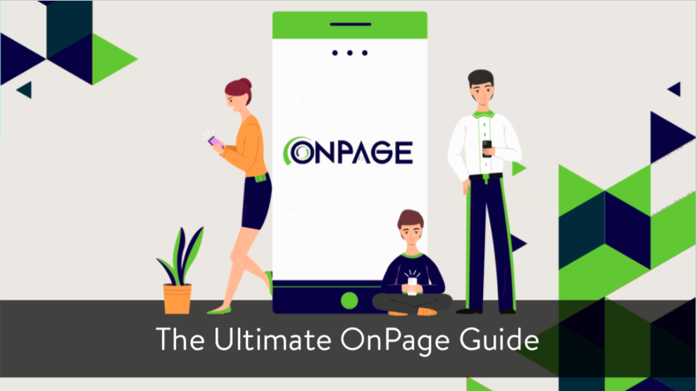 The Ultimate OnPage Guide eBook cover